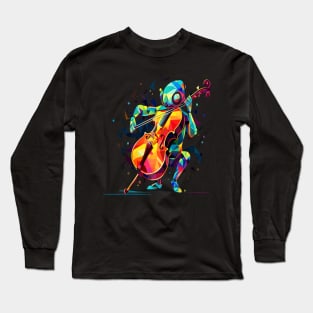 Ant Playing Violin Long Sleeve T-Shirt